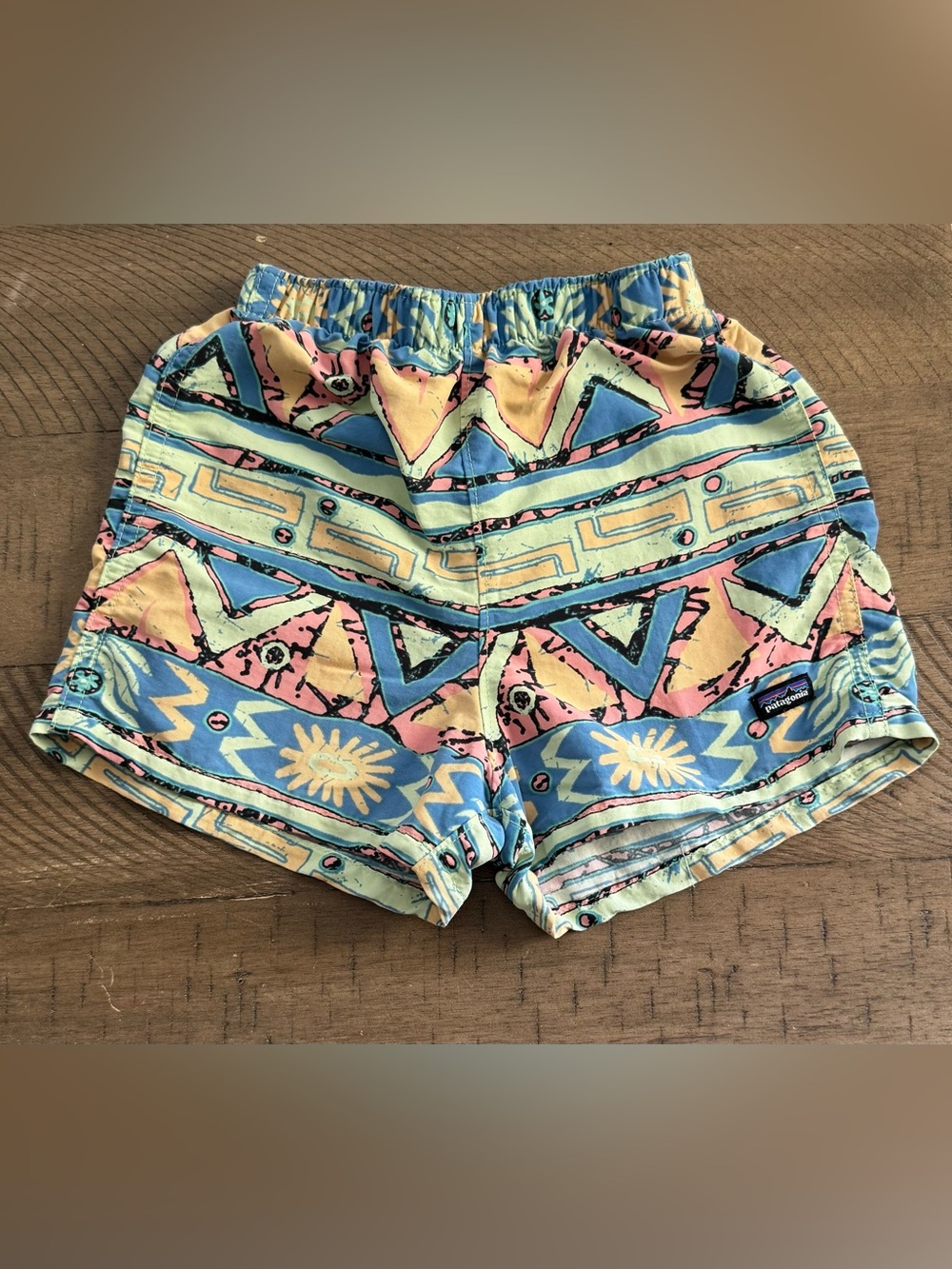 Patagonia| Baby Baggies™ Shorts| GEO/Aztec print| 3T